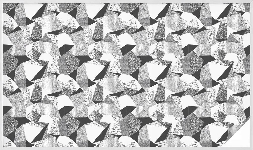 Ablakfólia Öntapadós Adatvédelem Geometrikus figurák 200x116