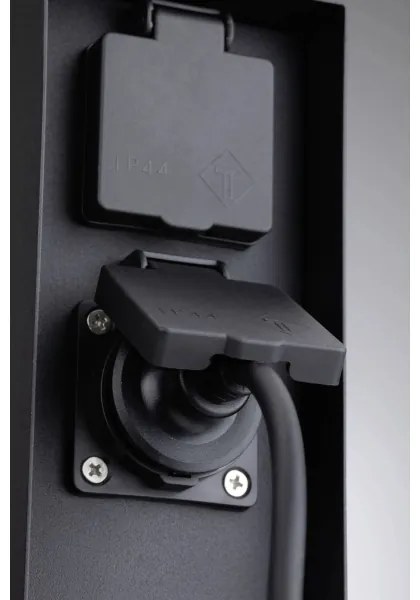 Paulmann 94657 - Kültéri csatlakozós oszlop RIO 2Z SCHUKO 230V IP44