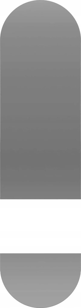 Niko ovális tükör Két Részben Led háttérvilágítással 100x200