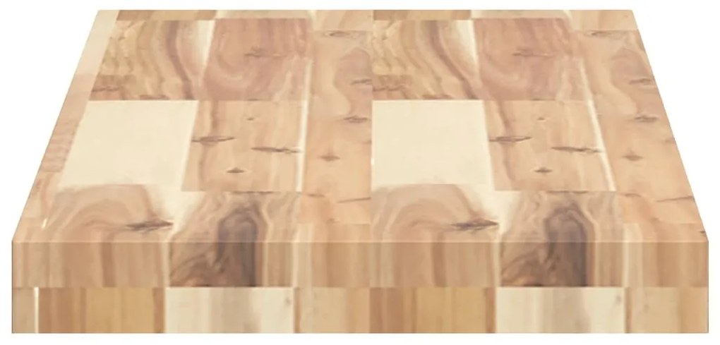 2 db kezeletlen tömör akácfa függőpolc 100 x 30 x 4 cm