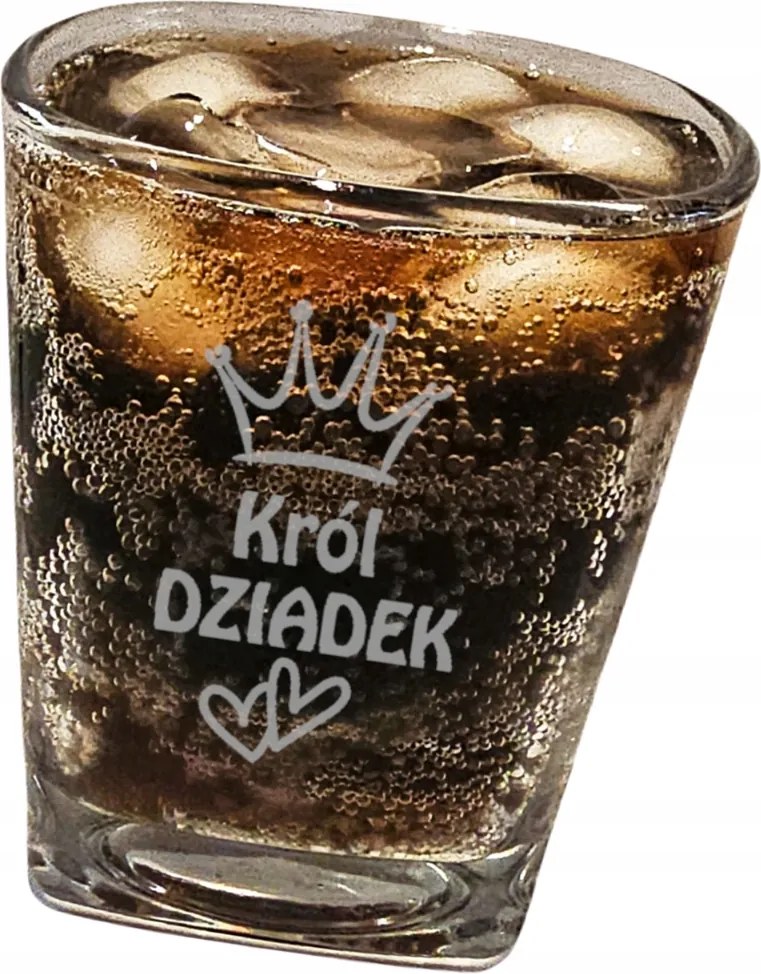 Ajándék Nagypapa napjára Whisky pohár gravírozással Király Nagypapa