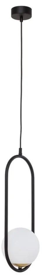 Jupiter 1726 - Csillár zsinóron IGON 1xE14/40W/230V fekete