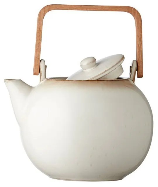 Bézs kerámia teáskanna szűrővel 1,2 l Gastro Cream – Bitz