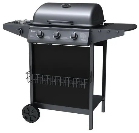 Tepro 3196 Hampton 3 gázgrill, 3 égővel, 104 x 55x 98 cm