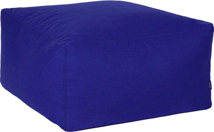 Kék gyapjú puff Keno – noo.ma