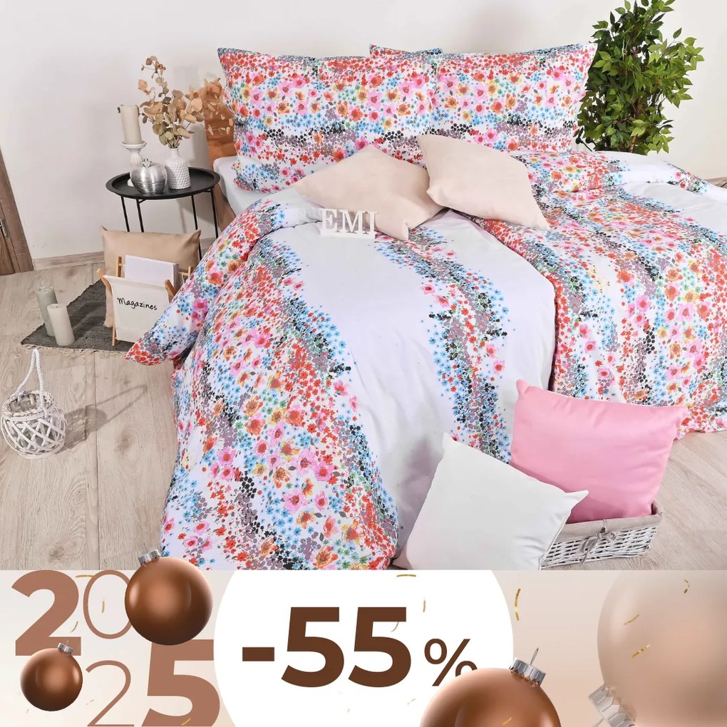 EMI Spring pamut ágyneműhuzat: Standard egyszemélyes szett 1x (200x140) + 1x (90x70) cm