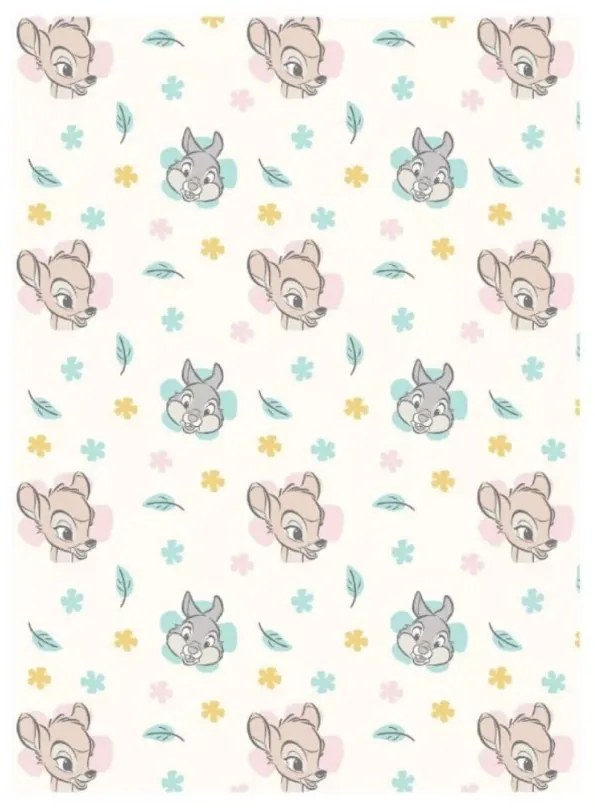 Disney Bambi coral fleece takaró 110x150cm