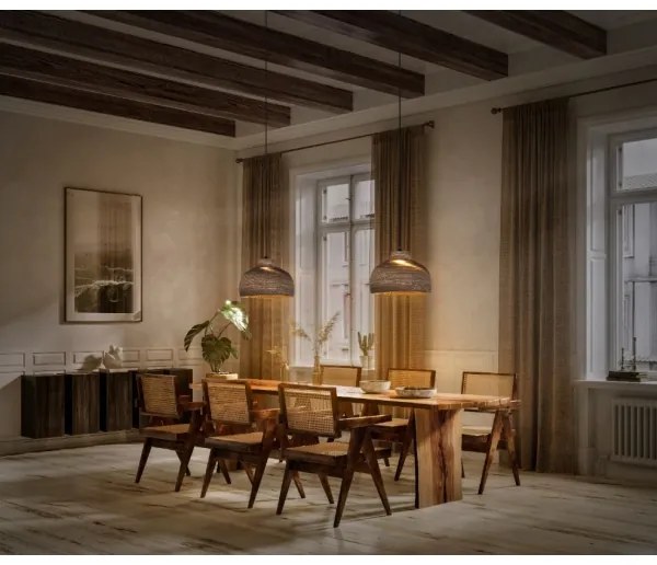 Ledvance - Csillár zsinóron DECOR CARDBOARD 1xE27/15W/230V átm. 36 cm