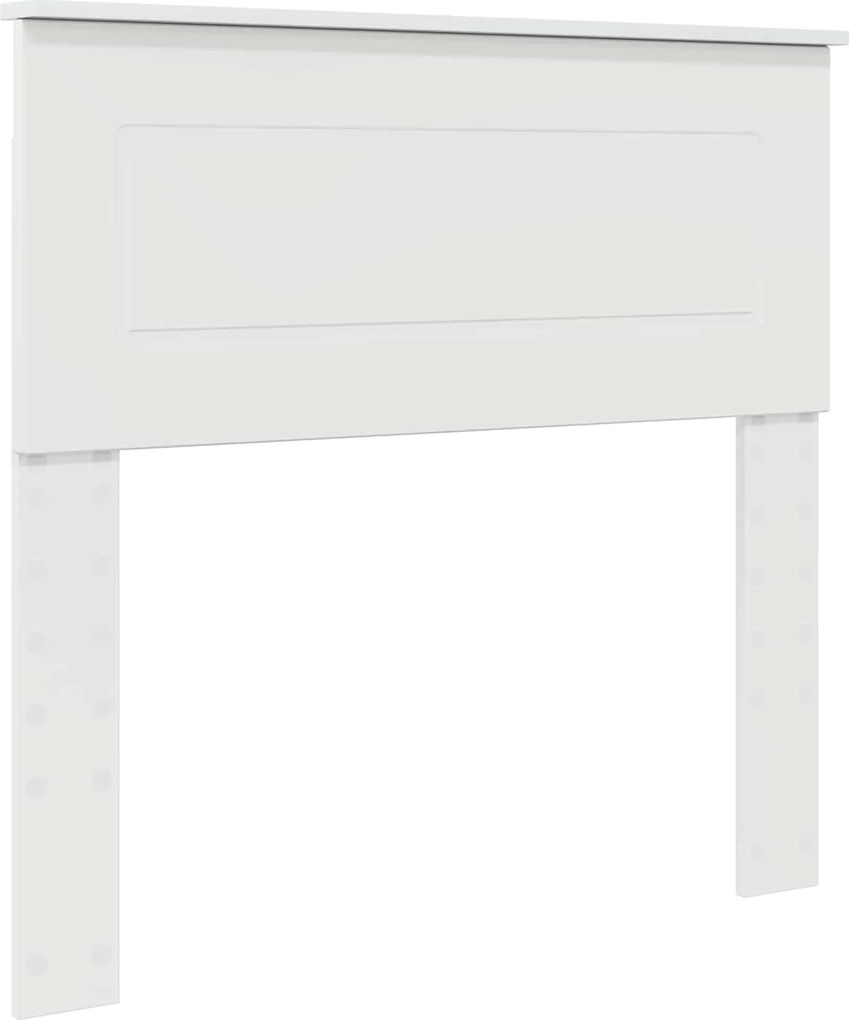 vidaXL Fejtámla Fényes Fehér 80 cm Faanyag