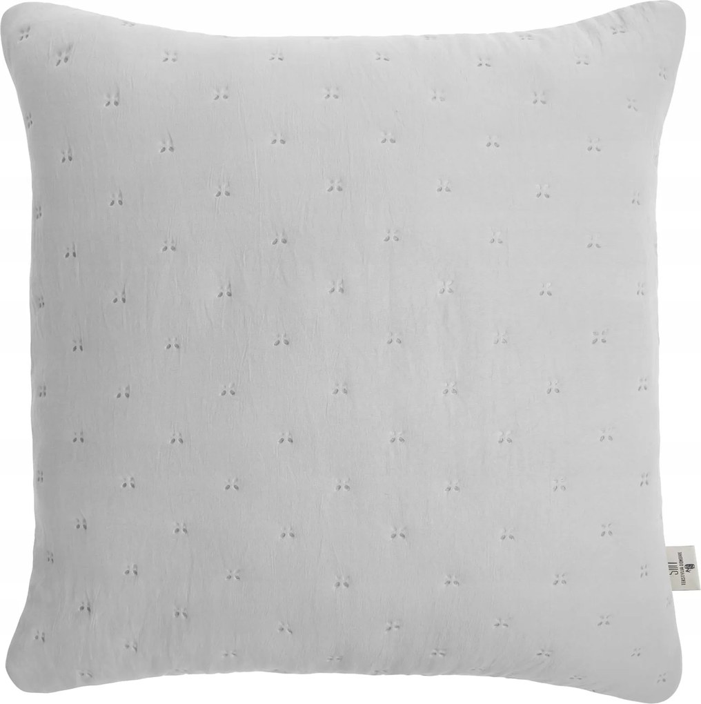 Dekoratív párnahuzat Terra 45x45 steppelt szürke