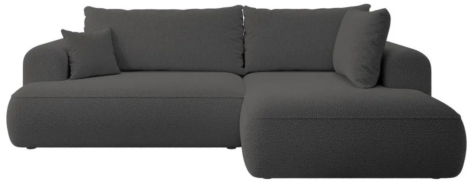 Sarokkanapé Olivo II (J) (sötétszürke + fekete). Akció -15%. 1099262