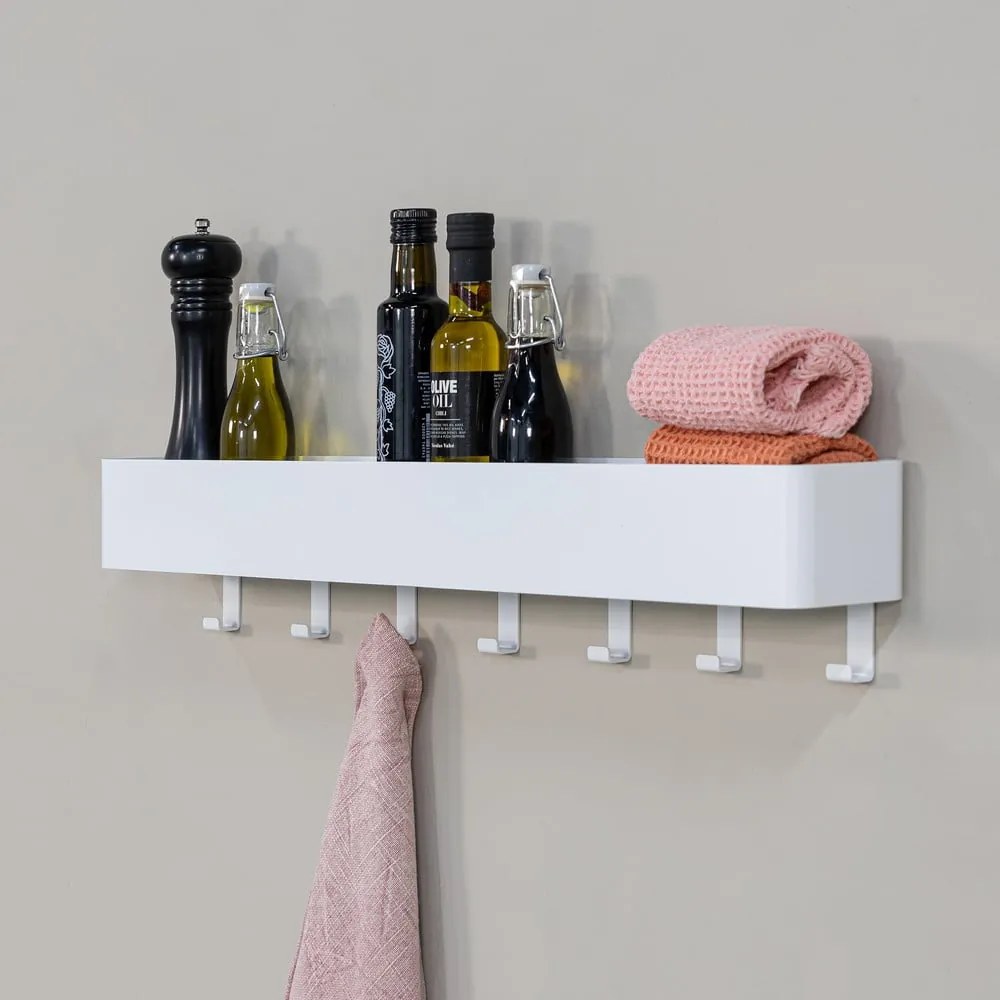 Fehér fali acél fürdőszobai polc Multi – Spinder Design