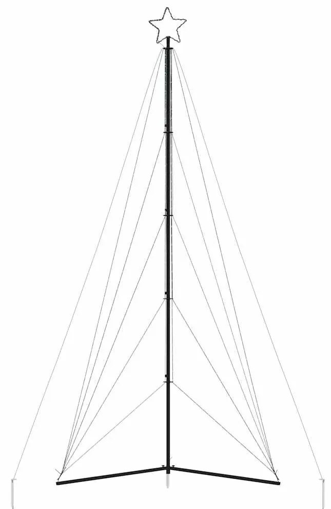 színes LED karácsonyfa 615 LED 404,5 cm