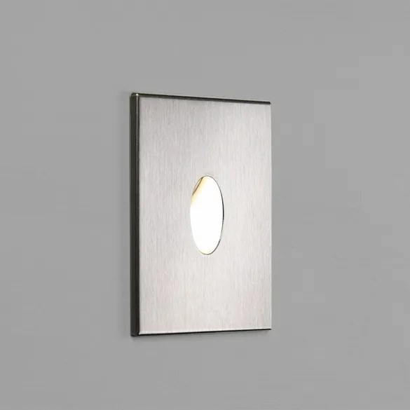 ASTRO LIGHTING 1175002 TANGO Kültéri Falba Építhető Lámpa Ezüst LED