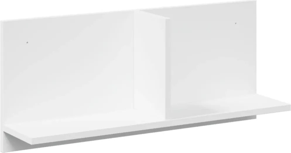 vidaXL fehér szerelt fa faliszekrény 70 x 16,5 x 30 cm