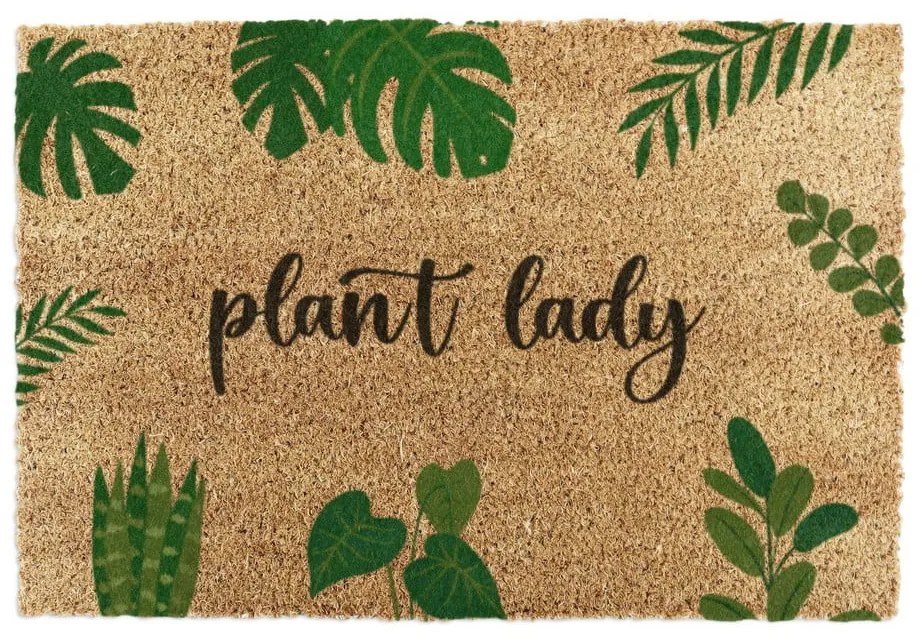 Kókuszrost lábtörlő 40x60 cm Plant Lady – Artsy Doormats