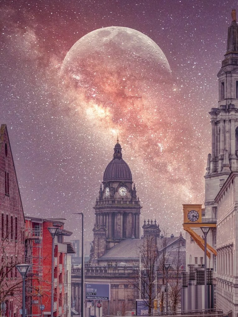 Poszter 60x80cm Csillagos éj, Assaf Frank