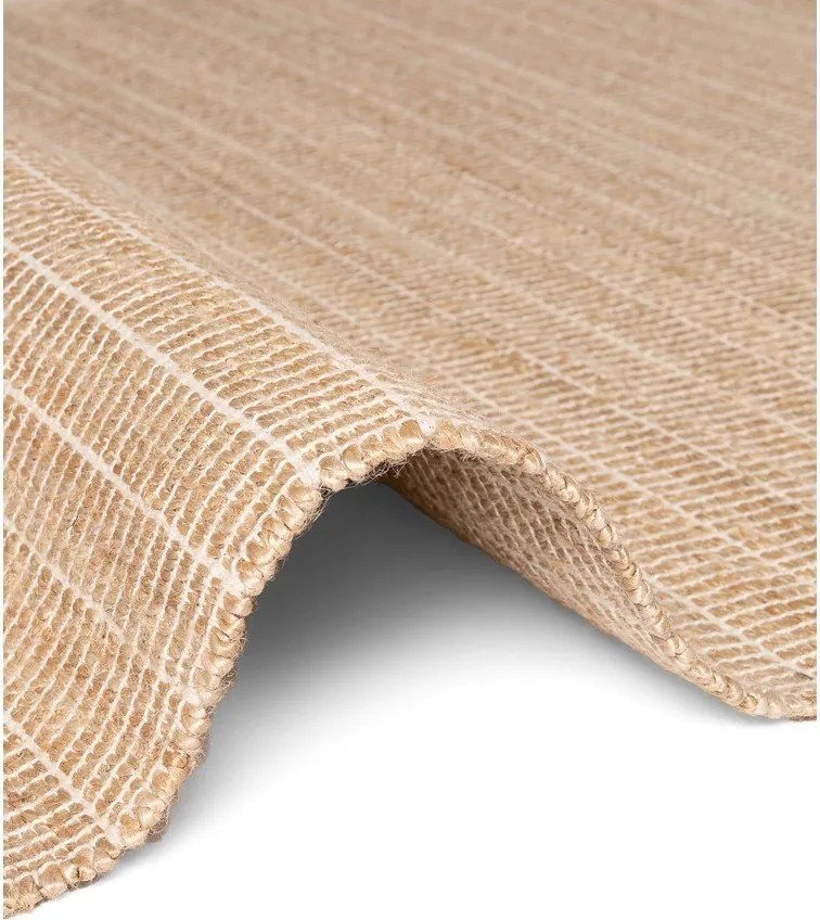 Natúr színű kétoldalas-kézi szövésű jutakeverék futószőnyeg 80x300 cm Birka – Villeroy&Boch