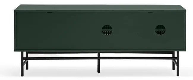 Sötétzöld TV-állvány 140x52 cm Punto - Teulat