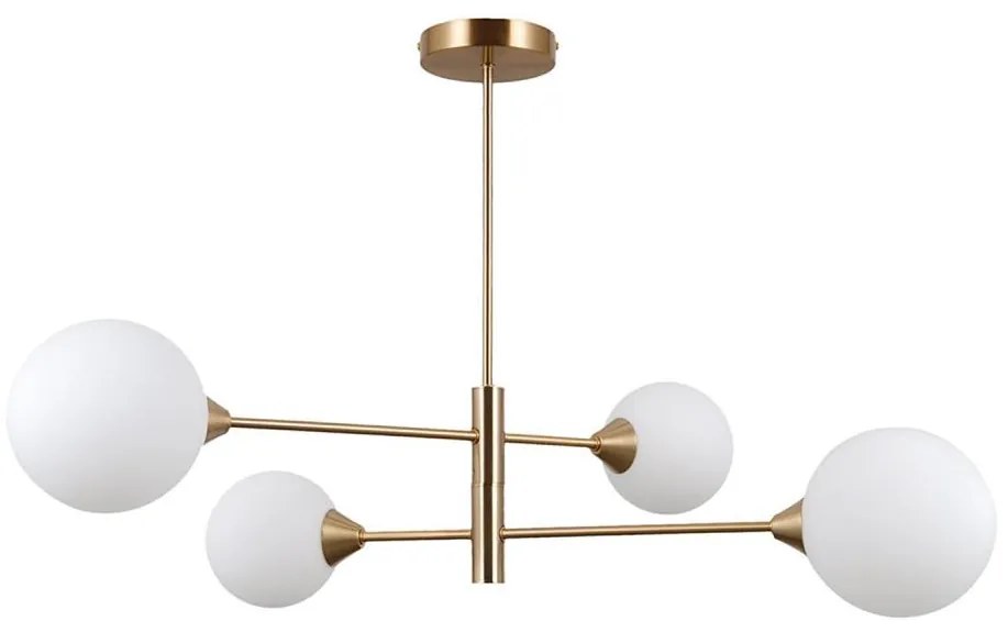 ITALUX PND-55342-4-HB - EVORA 4xG9/5W/230V mennyezeti lámpa, réz