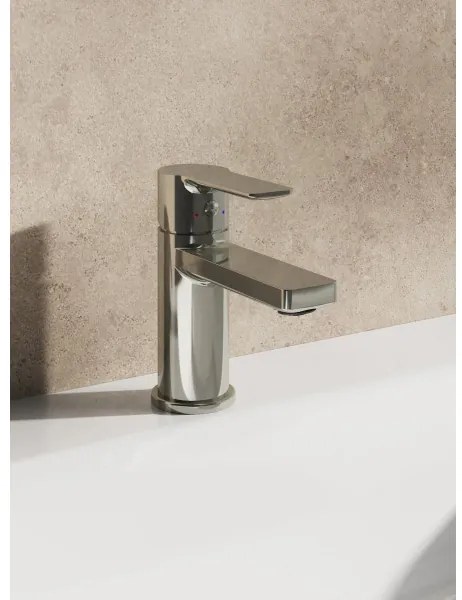 Ravak X070482 - Mosdócsaptelep SOLAR 13,5 cm, fényes króm