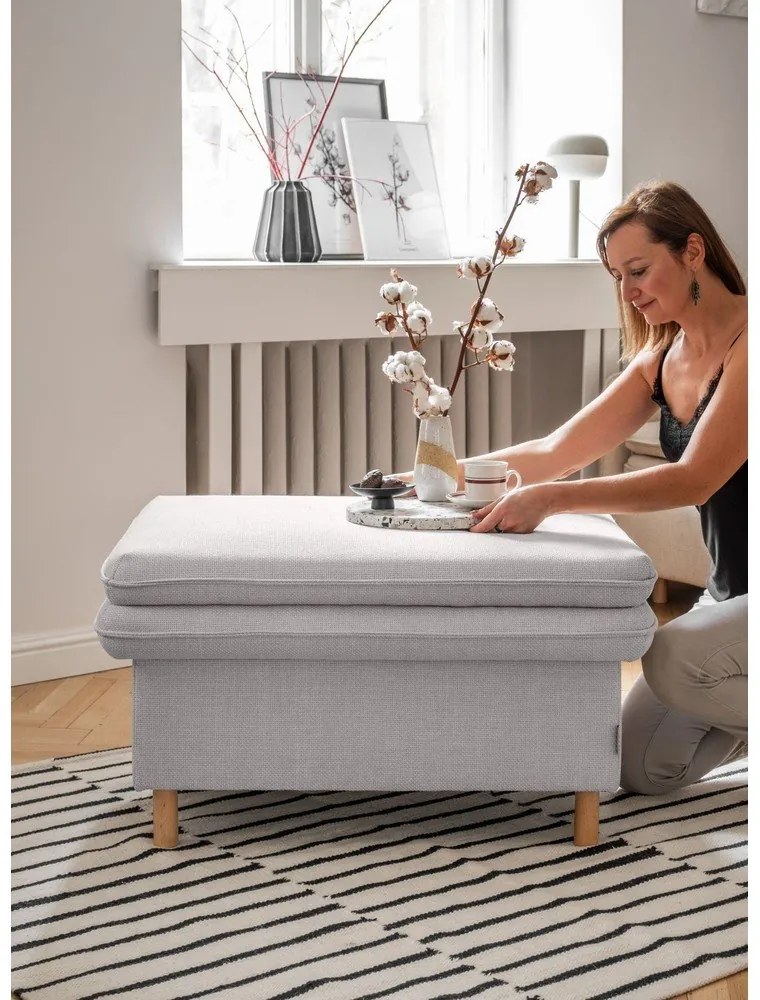 Világosszürke lábtartó Simon – Miuform