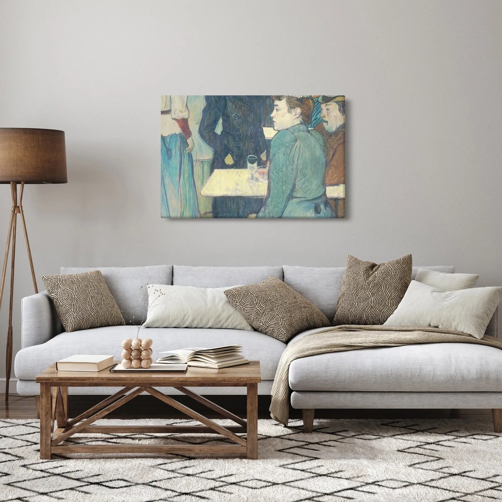 Kép - Henri de Toulouse-Lautrec, A Corner of the Moulin de la Galette, reprodukciók (90x60 cm)