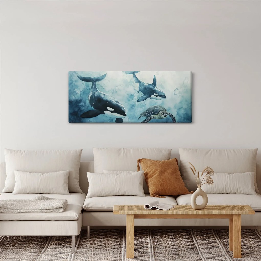 Kép - Víz alatti festmény (120x50 cm)