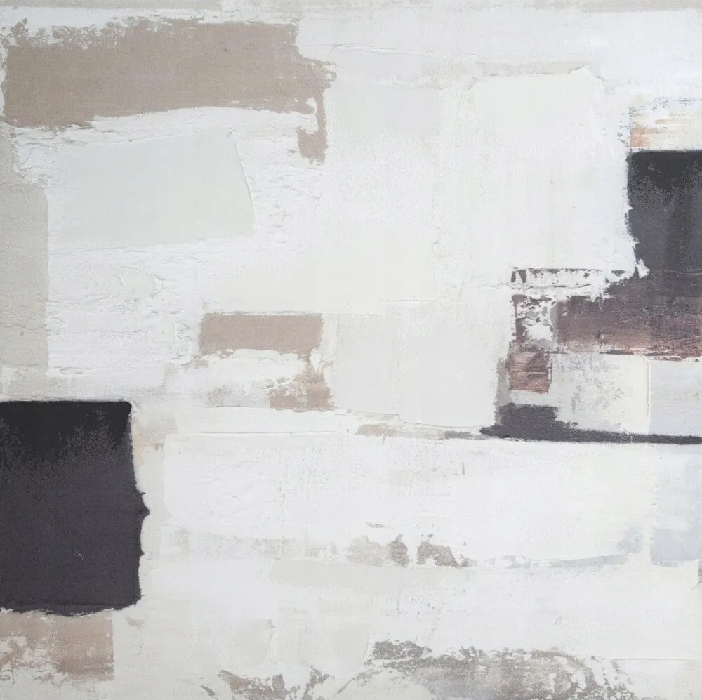 Vászonkép 80X80X3 kézzel festett absztrakt vászonkép