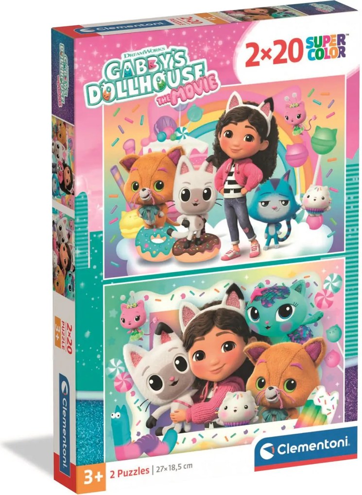 Gabi babaháza Sweet Friends 2x20 db-os puzzle Clementoni
