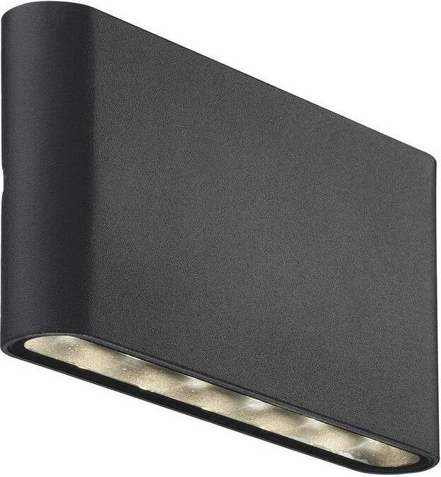 NORDLUX 84181003 KINVER Modern Kültéri Fali Lámpa Fekete LED IP54