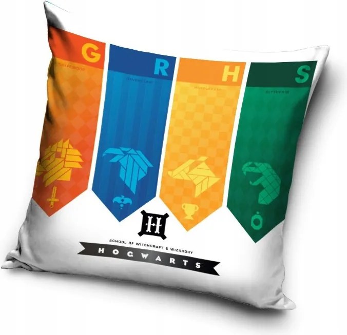 Harry Potter Whichcraft párnahuzat 40x40 cm