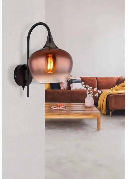 Globo 15548WG - Fali lámpa MAXY 1xE27/40W/230V réz