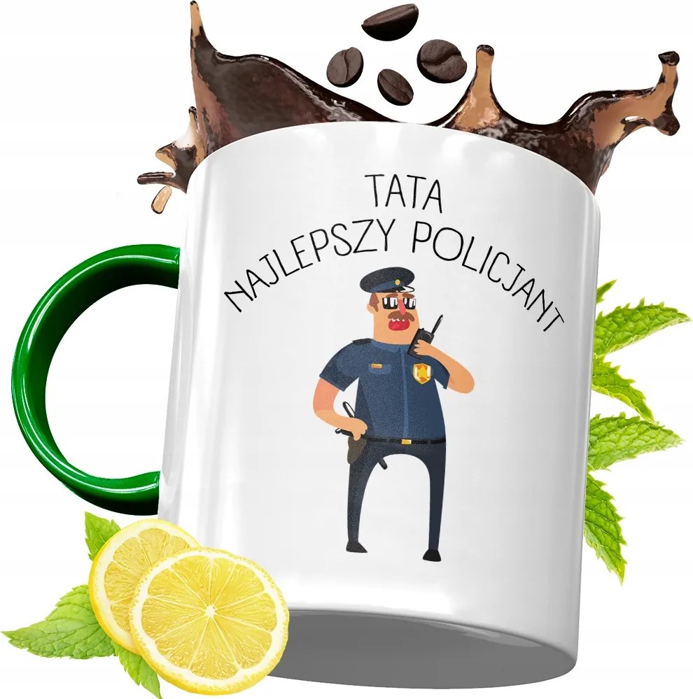 Zöld Bögre Apukának Születésnapi Ajándék fényképes nyomtatással