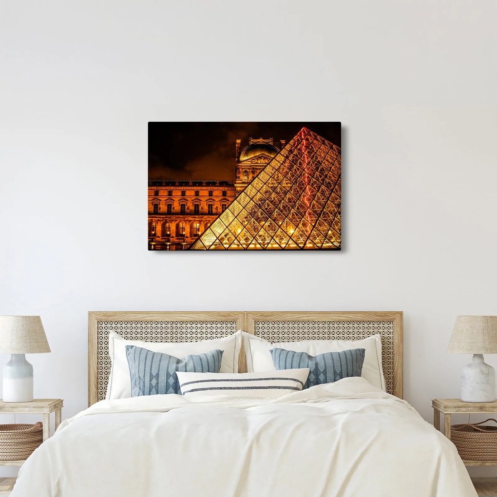 A párizsi Louvre képe (90x60 cm)