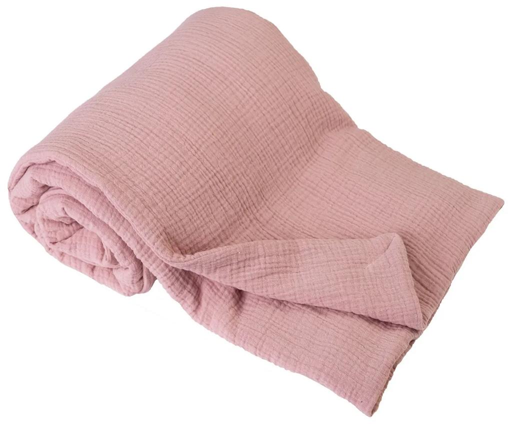 Gyermek takaró, rózsaszín, 75 x 100 cm