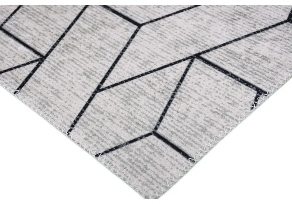 Világosszürke mosható szőnyeg 50x80 cm – Vitaus