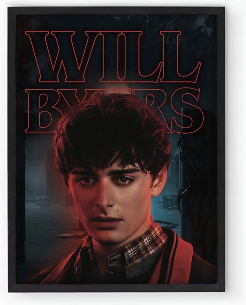 Stranger Things sorozat Will Byers poszter keretben 30x40 cm