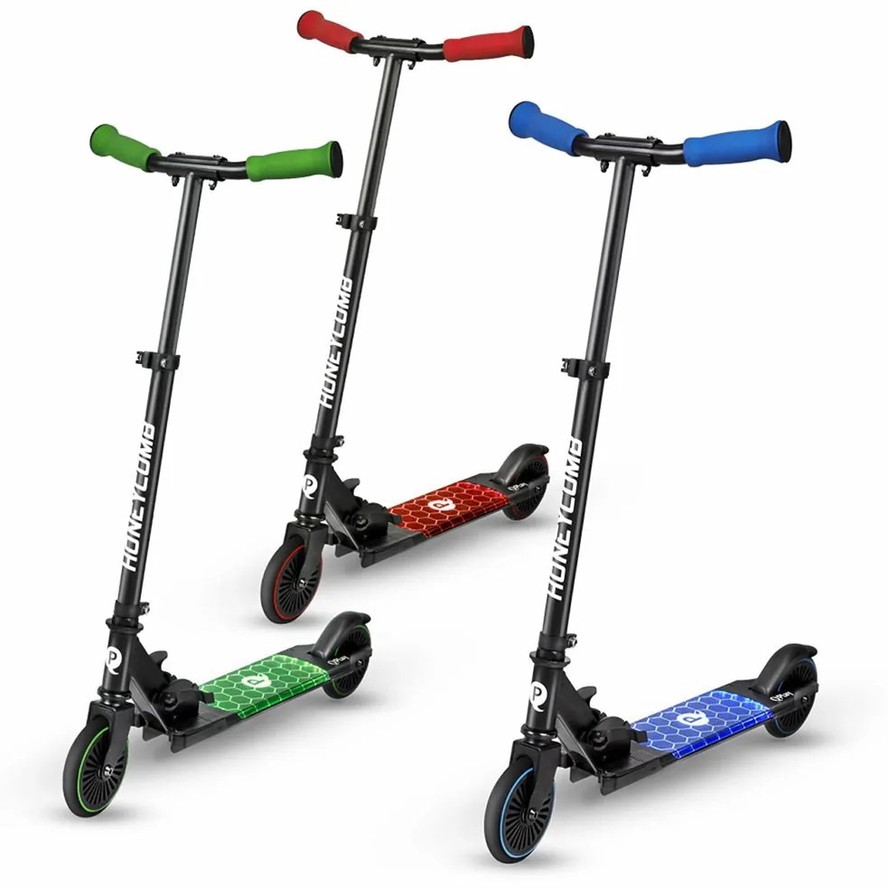 Gyerek roller Qplay Honeycomb zöld