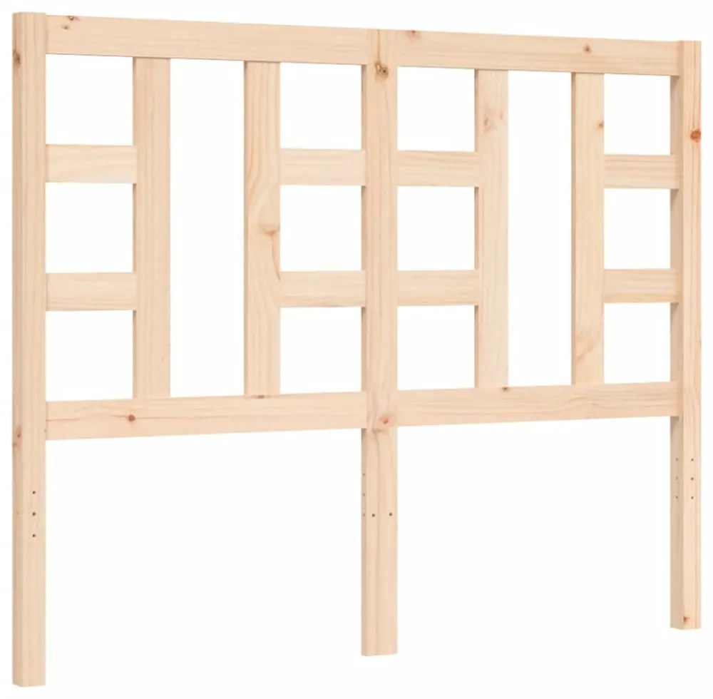 tömör fa ágykeret fejtámlával 120 x 200 cm