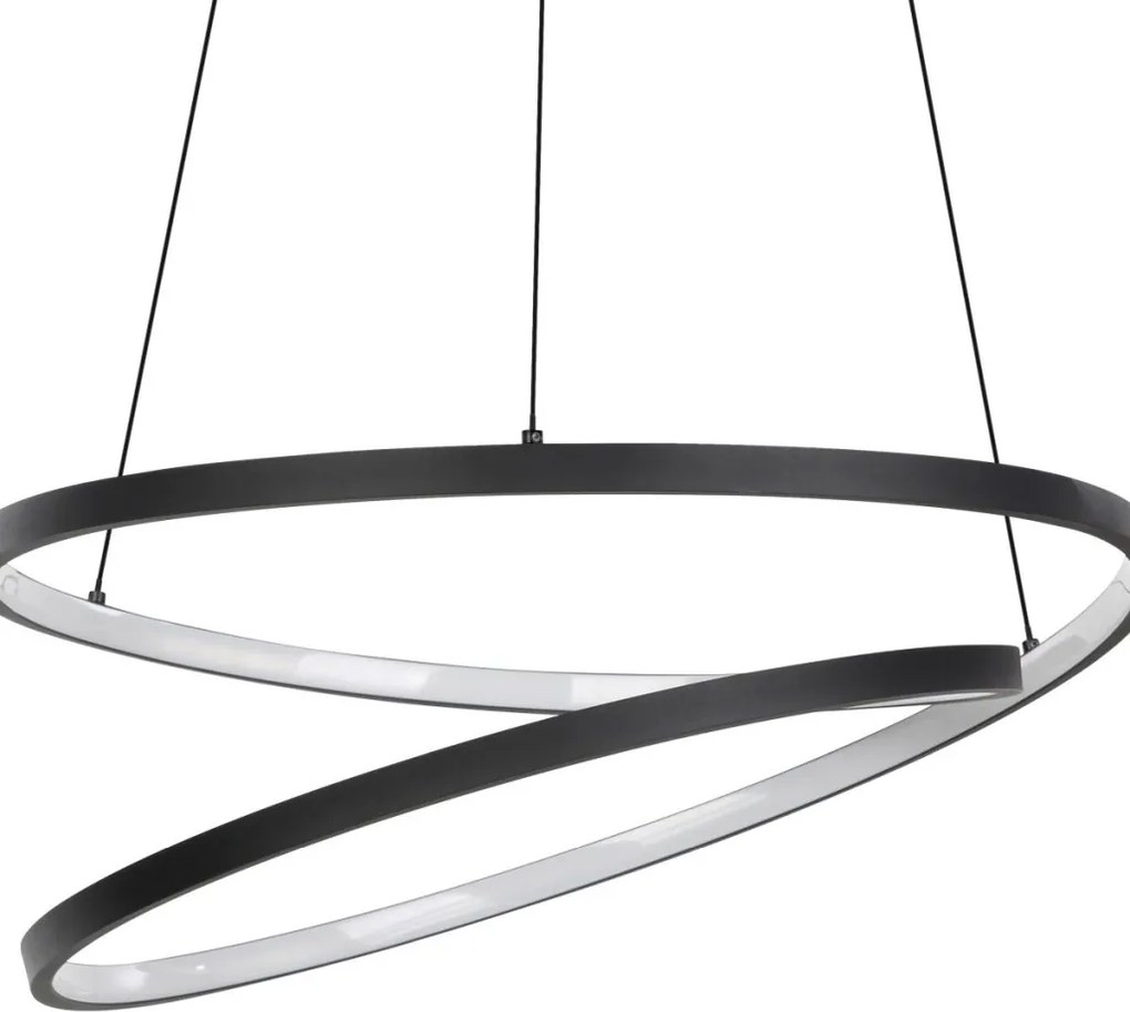 EGLO 900472 RUOTALE Modern Led Függesztett Lámpa Fehér, Fekete LED IP20