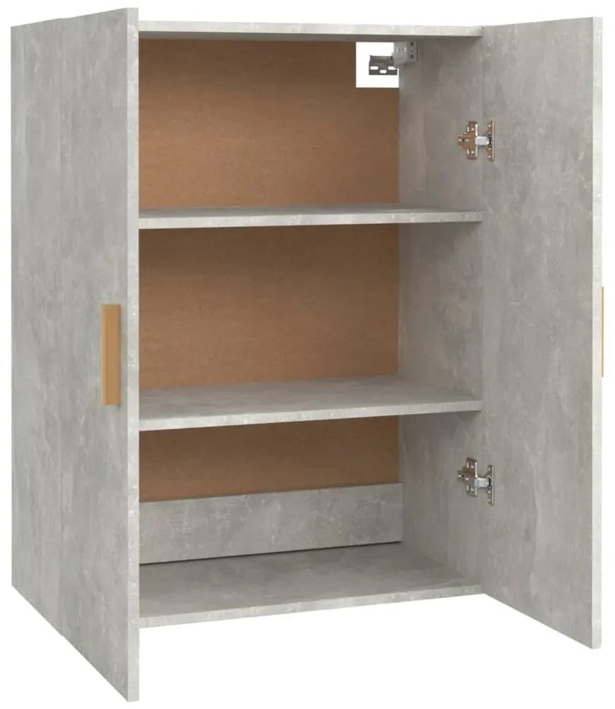 betonszürke függő faliszekrény 69,5 x 34 x 90 cm
