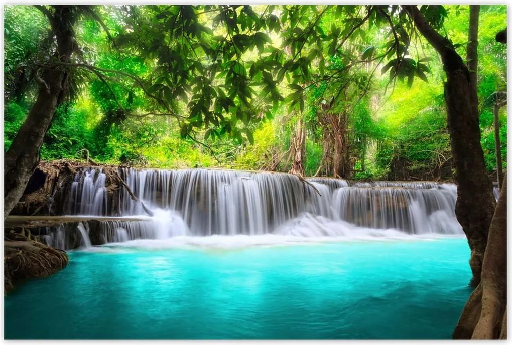 Poszterek 120x80 Vízesés Ázsiában