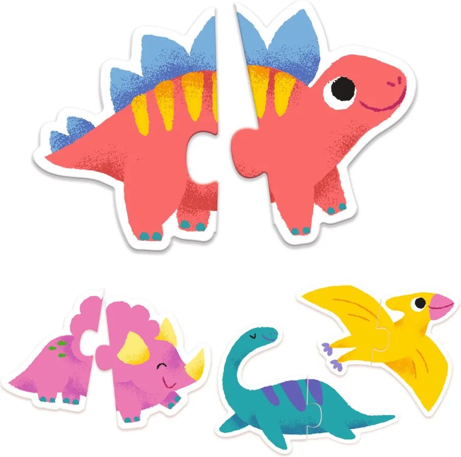 Párosító puzzle - Dinócskák - Duo Dinos