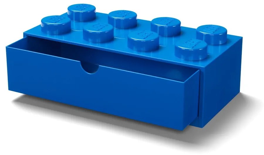 Kék, fiókos tárolódoboz, 31 x 16 cm - LEGO®