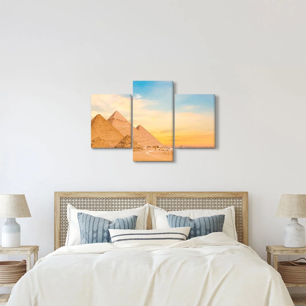 Az egyiptomi piramisok képe (90x60 cm)