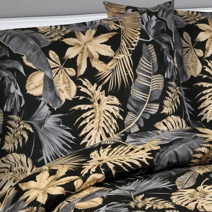 Monstera pamut ágyneműhuzat, 140 x 220 cm, 70 x 90 cm, 140 x 220 cm, 70 x 90 cm