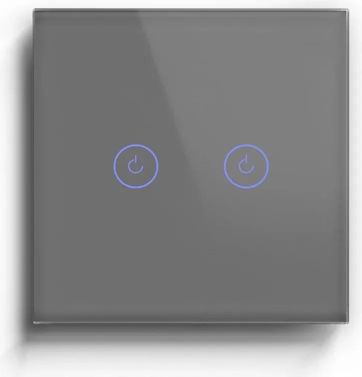 Bseed Intelligens 2-utas WiFi érintőkapcsoló a vezérléshez