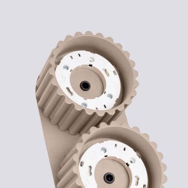 Sollux SL.1818 - AURA spotlámpa 2xGX53/10W/230V taupe