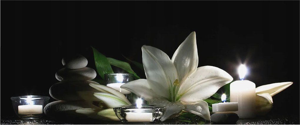 Fotótapéta Falra az előszoba konyhájába Relaxációs jelenet 250x104 Ragasztó